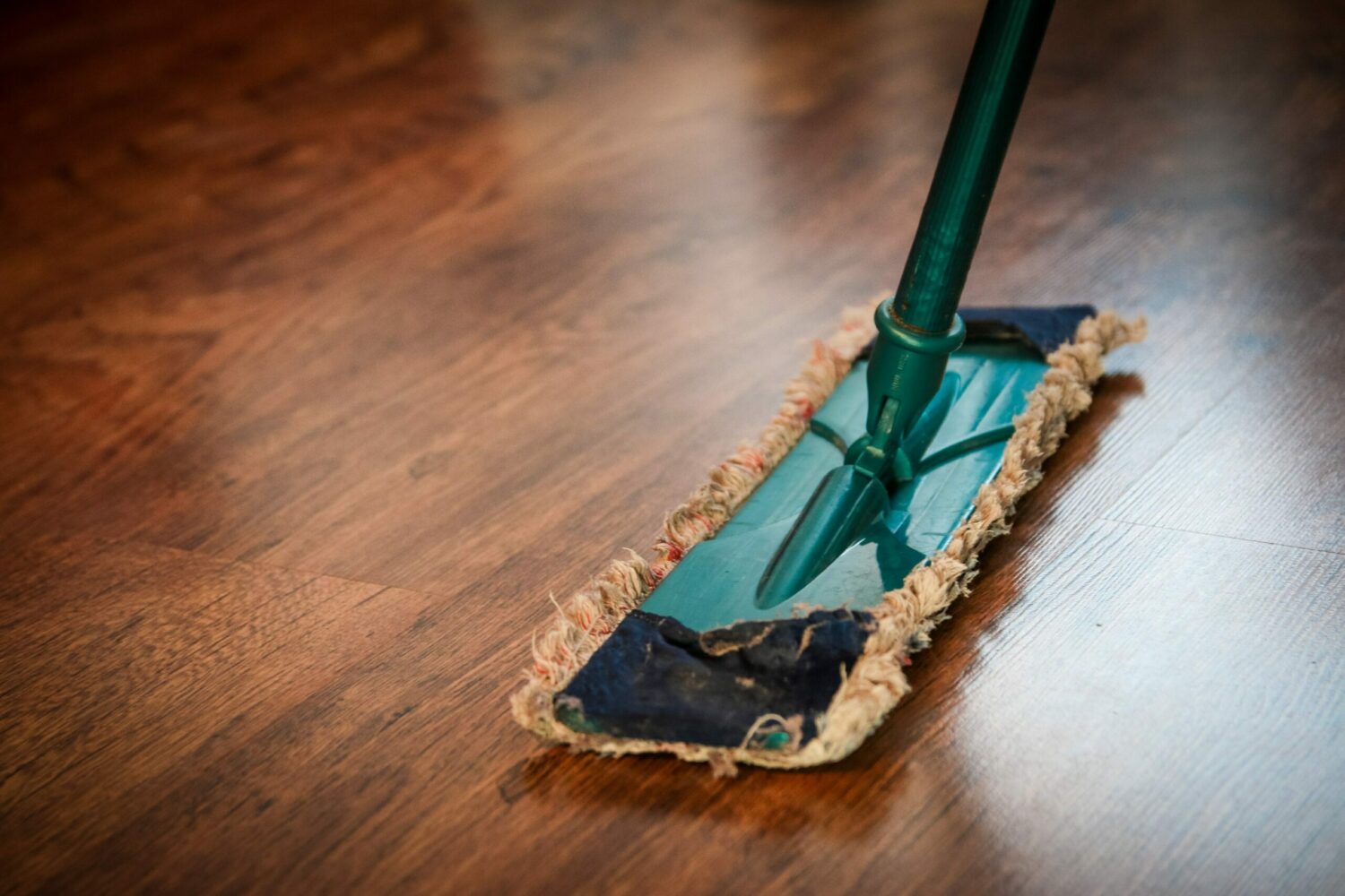 mopping prefinished hardwood floors