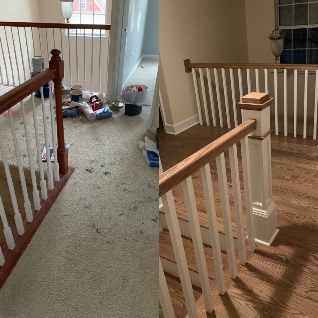 converting carpet stairs to hardwood